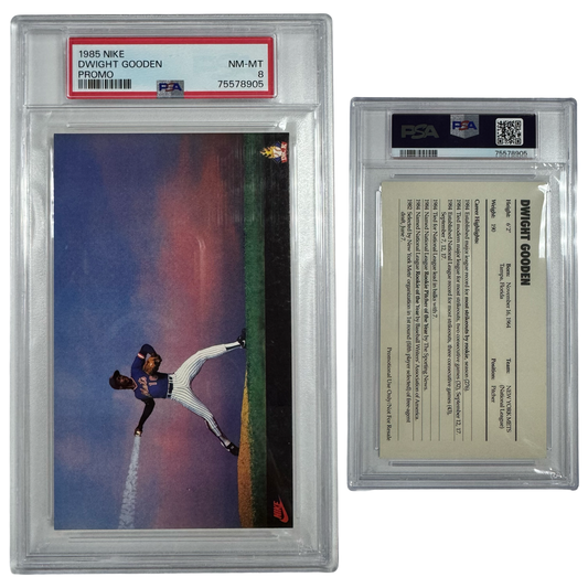 1985 Dwight Doc Gooden Nike Promo Postcard PSA NM MT 8