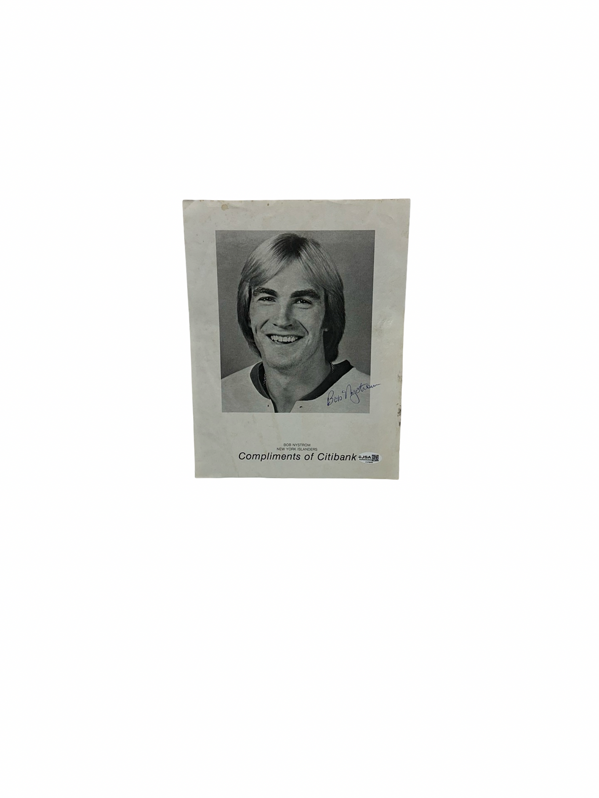 Bob Nystrom Autographed New York Islanders 8x10 JSA