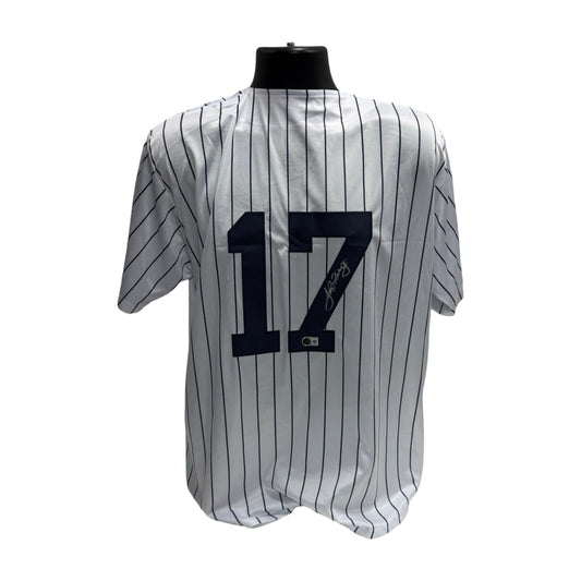 John Flaherty Autographed New York Yankees Pinstripe Jersey Beckett BAS