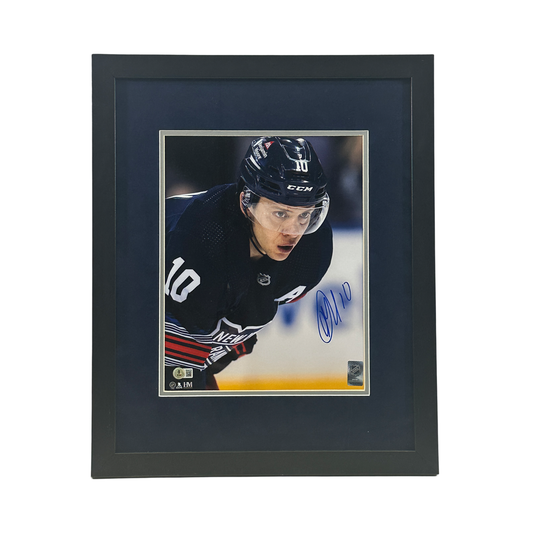 Artemi Panarin Autographed Close up 11x14 - Framed