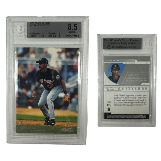 2003 Jose Reyes Topps Stadium Club #101 Becket 8.5 NM-MT+