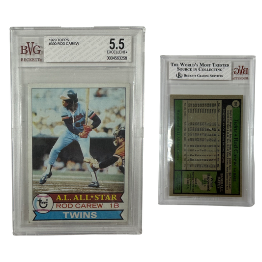 1979 Rod Carew Topps Chewing Gum A.L. All-Star #300 Becket 5.5 EXCELLENT+