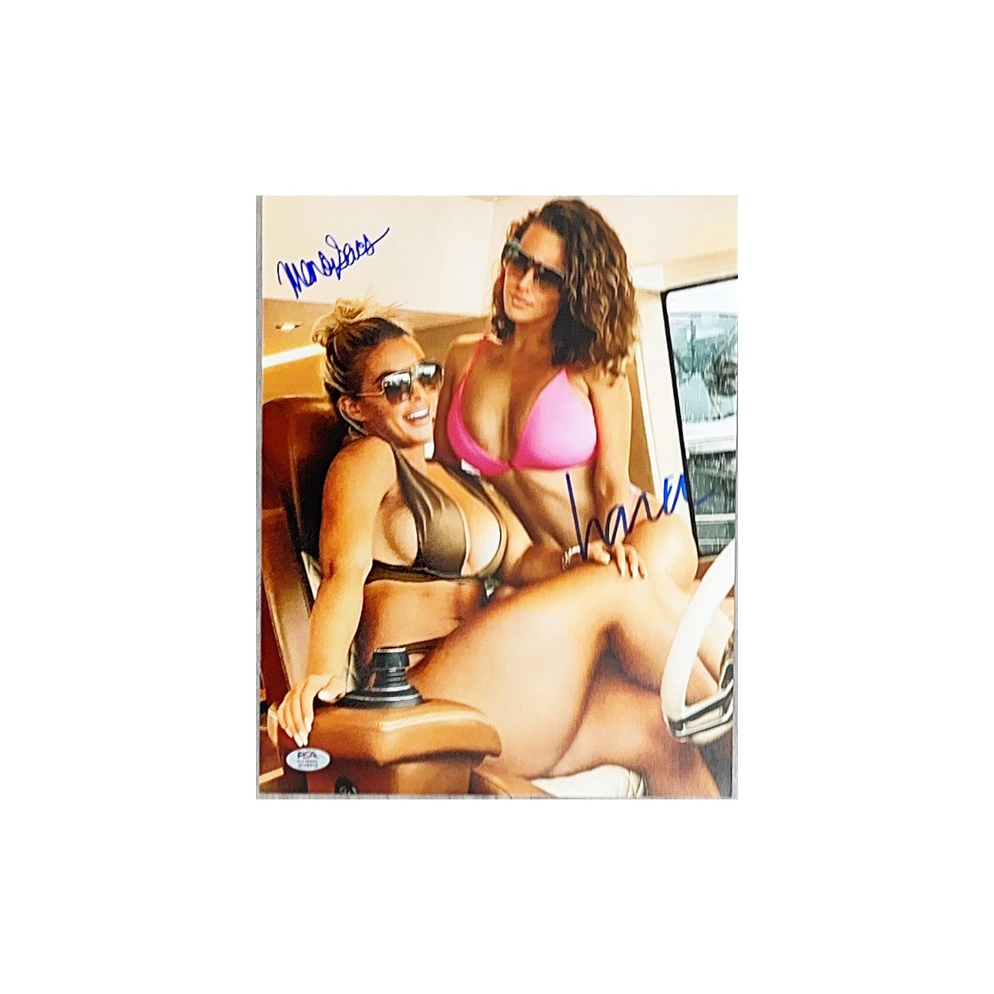 Mandy Rose & Lana CJ Perry Autographed 11x14 PSA