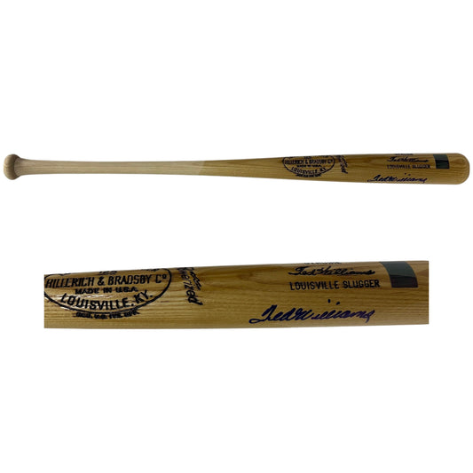 Ted Williams Autographed Boston Red Sox Louisville Slugger Game model Bat JSA Auto Graded 10