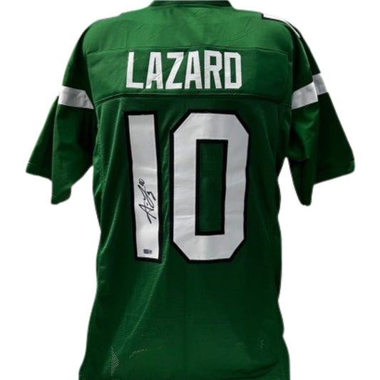 Allen Lazard Autographed New York Jets Green Jersey Steiner CX