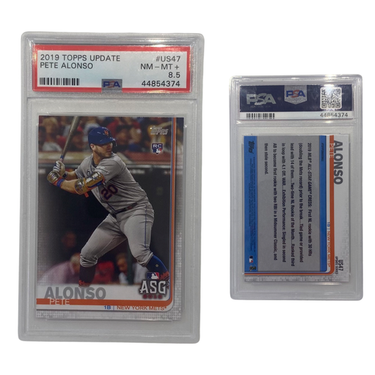 2019 Pete Alonso Topps Update All Star Game Rookie Card #US47 PSA 8.5 NM-MT+