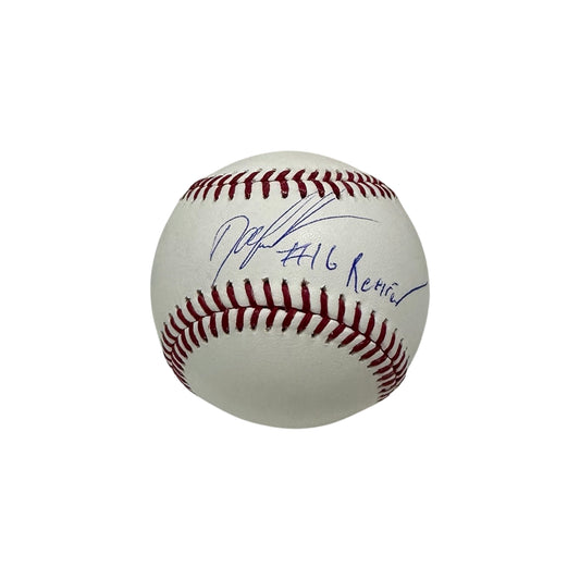 Dwight "Doc" Gooden Autographed OMLB Inscribed #16 Retired Steiner