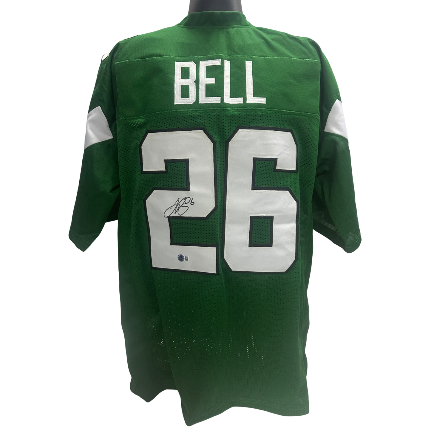 Leveon Bell Autographed New York Jets Green Jersey Beckett