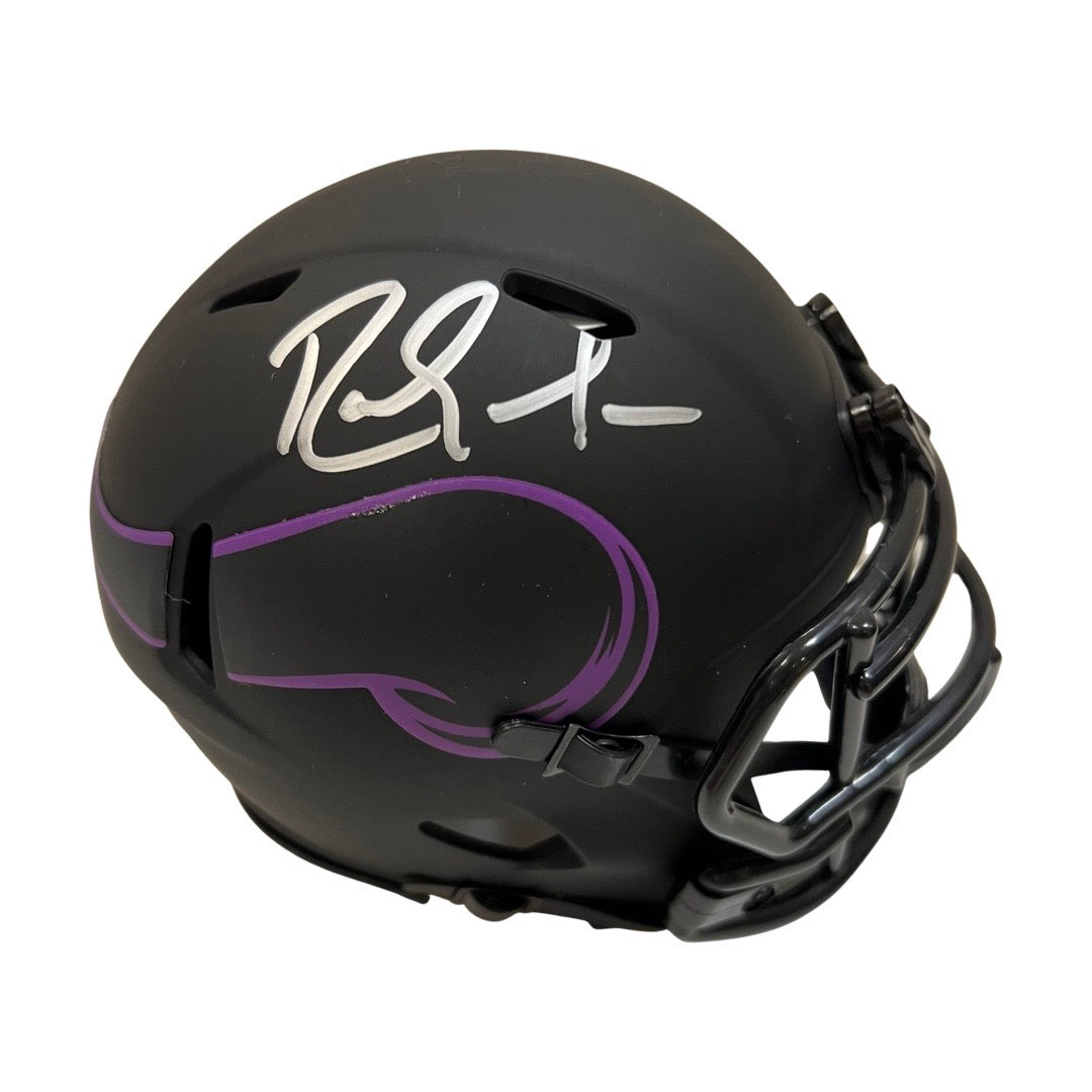 Randy Moss Autographed Minnesota Vikings Eclipse Mini Helmet JSA