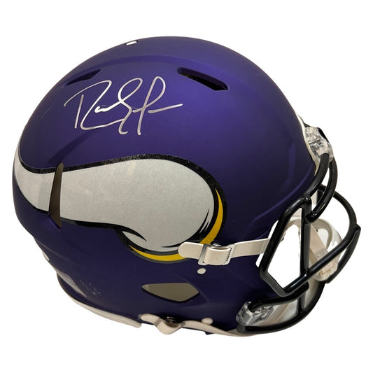 Randy Moss Autographed Minnesota Vikings Speed Authentic Helmet JSA