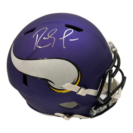 Randy Moss Autographed Minnesota Vikings Speed Replica Helmet JSA