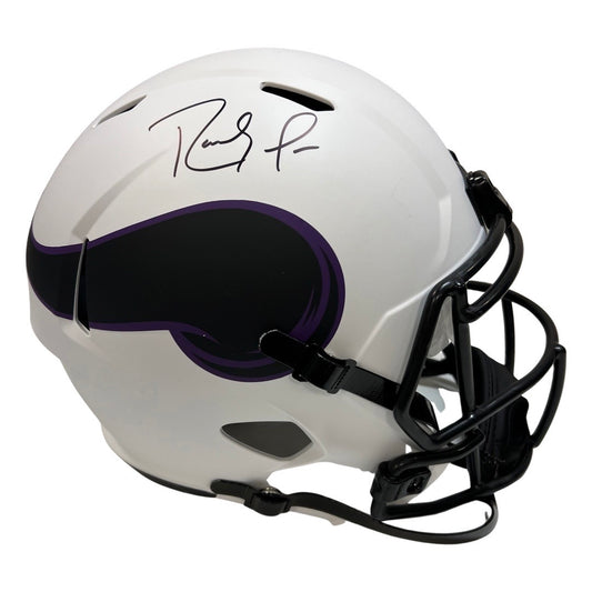 Randy Moss Autographed Minnesota Vikings Lunar Eclipse Replica Helmet JSA