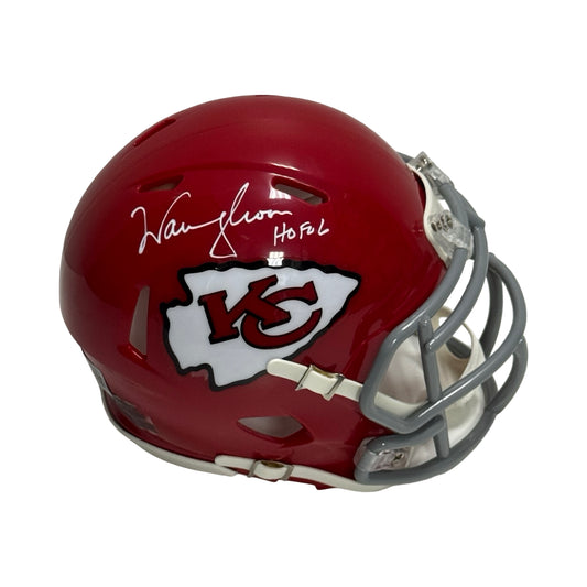 Warren Moon Kansas City Chiefs Autographed Mini Helmet Inscribed HOF 06 Beckett BAS