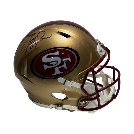 Jeff Garcia Autographed San Francisco 49ers Authentic Helmet Beckett BAS