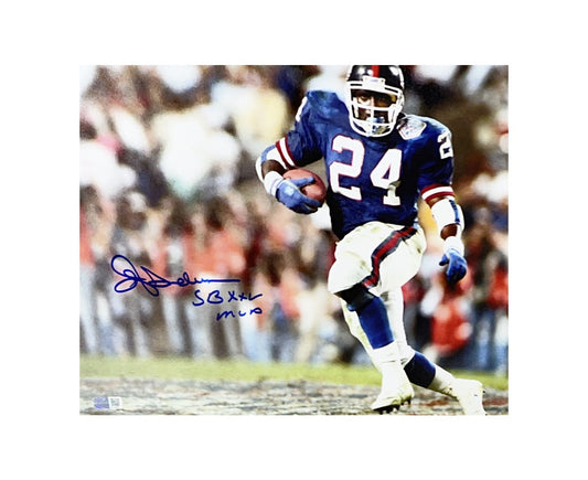 Mark Bavaro Royal New York Giants Autographed Mitchell & Ness Replica Jersey  with Dual Inscriptions