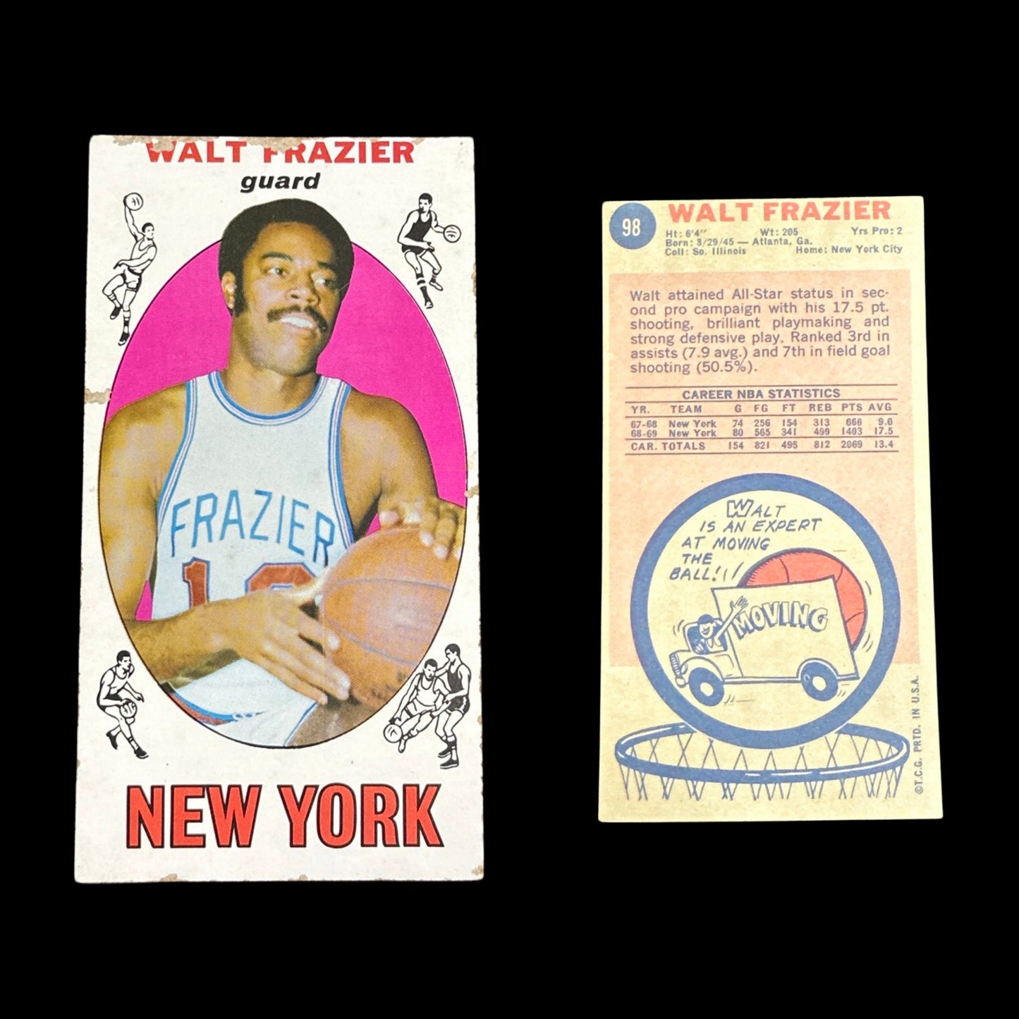 1969 Walt Frazier Topps #98