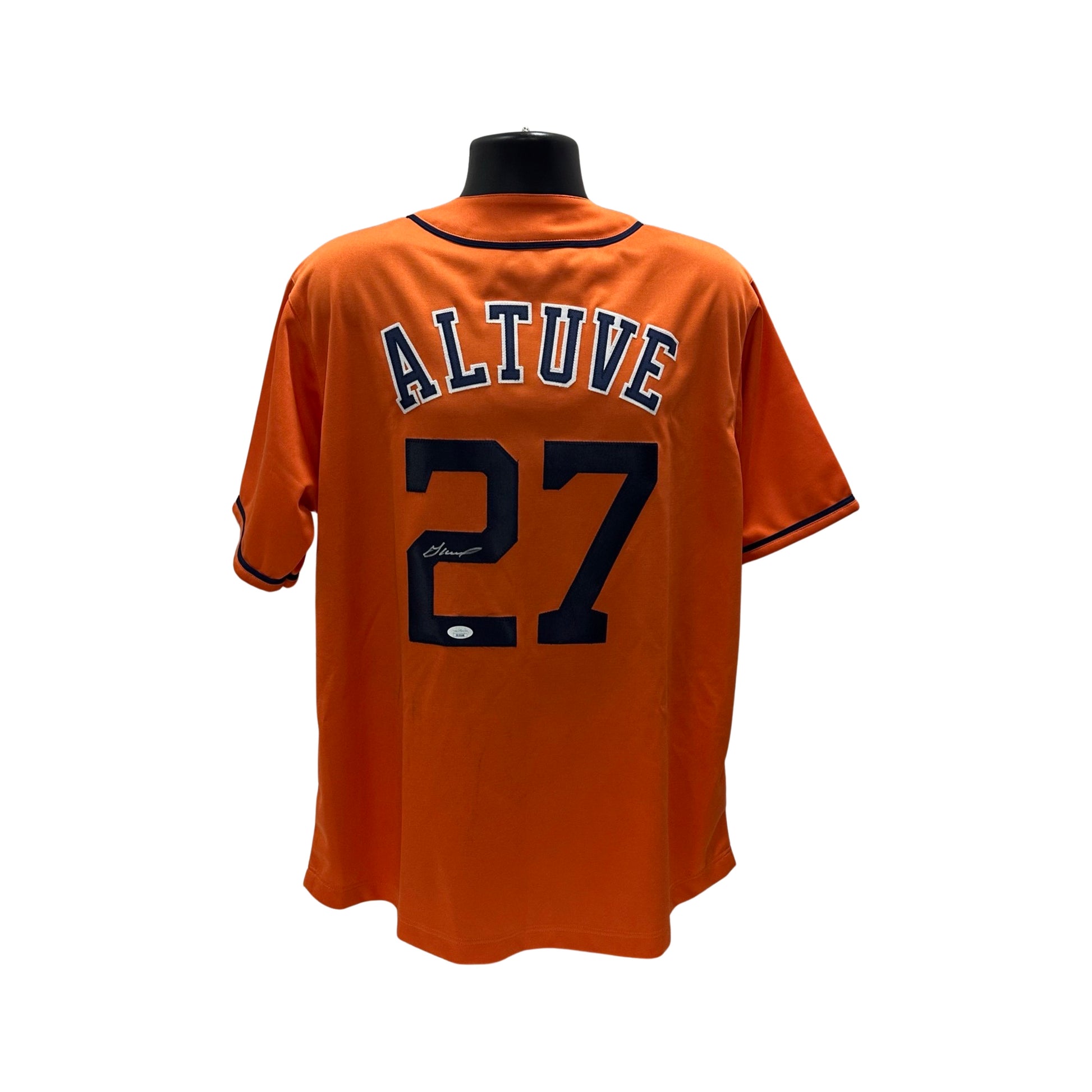 Jose Altuve Autographed Orange Authentic Astros Jersey