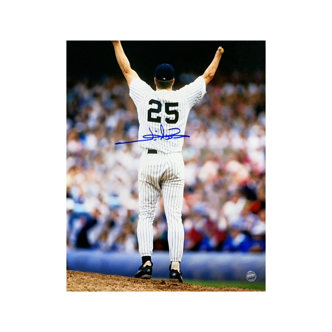 Jim Abbott Autographed New York Yankees 8x10 Steiner