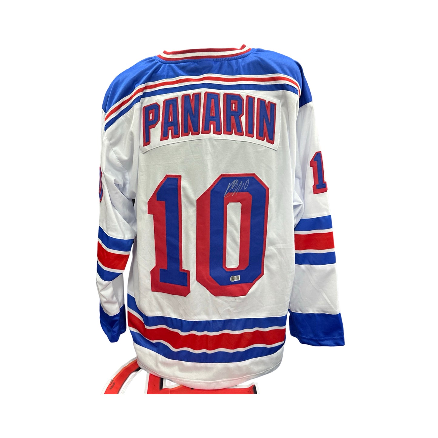 Artemi Panarin Autographed New York Rangers White Jersey Beckett