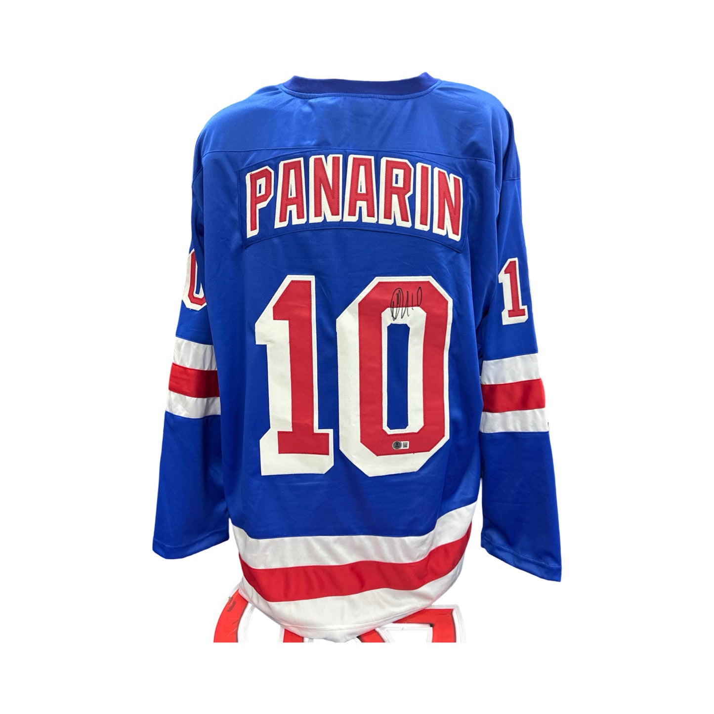 Artemi Panarin Autographed New York Rangers Blue Jersey Beckett