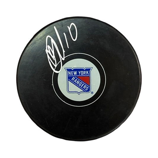 Artemi Panarin Autographed New York Rangers Replica Puck Beckett