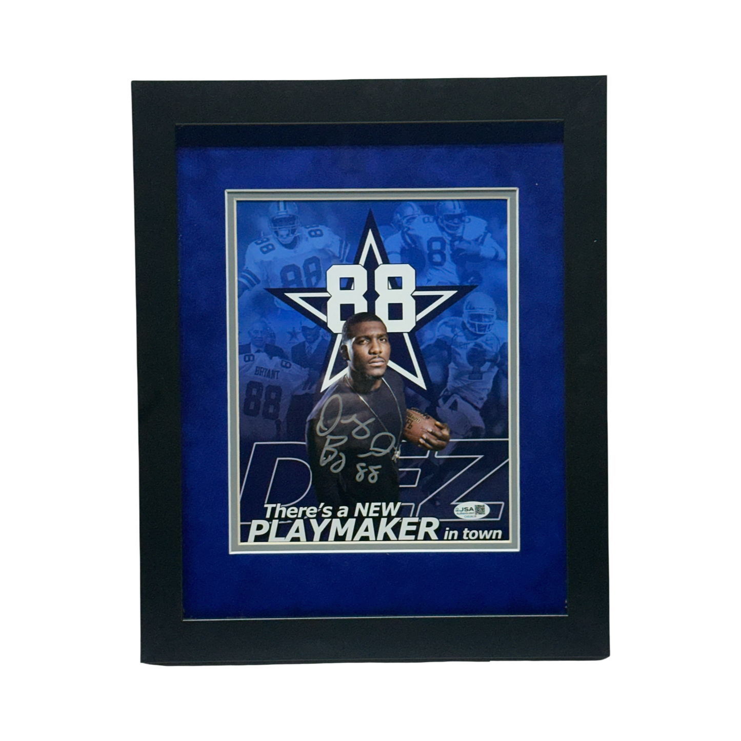 Dez Bryant Autographed Dallas Cowboys Playmaker Edit 8x10 JSA - Framed