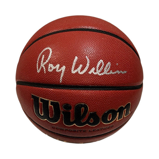 Roy Williams Autographed University of North Carolina Tar Heels Wilson NCAA Replica Basketball Steiner CX