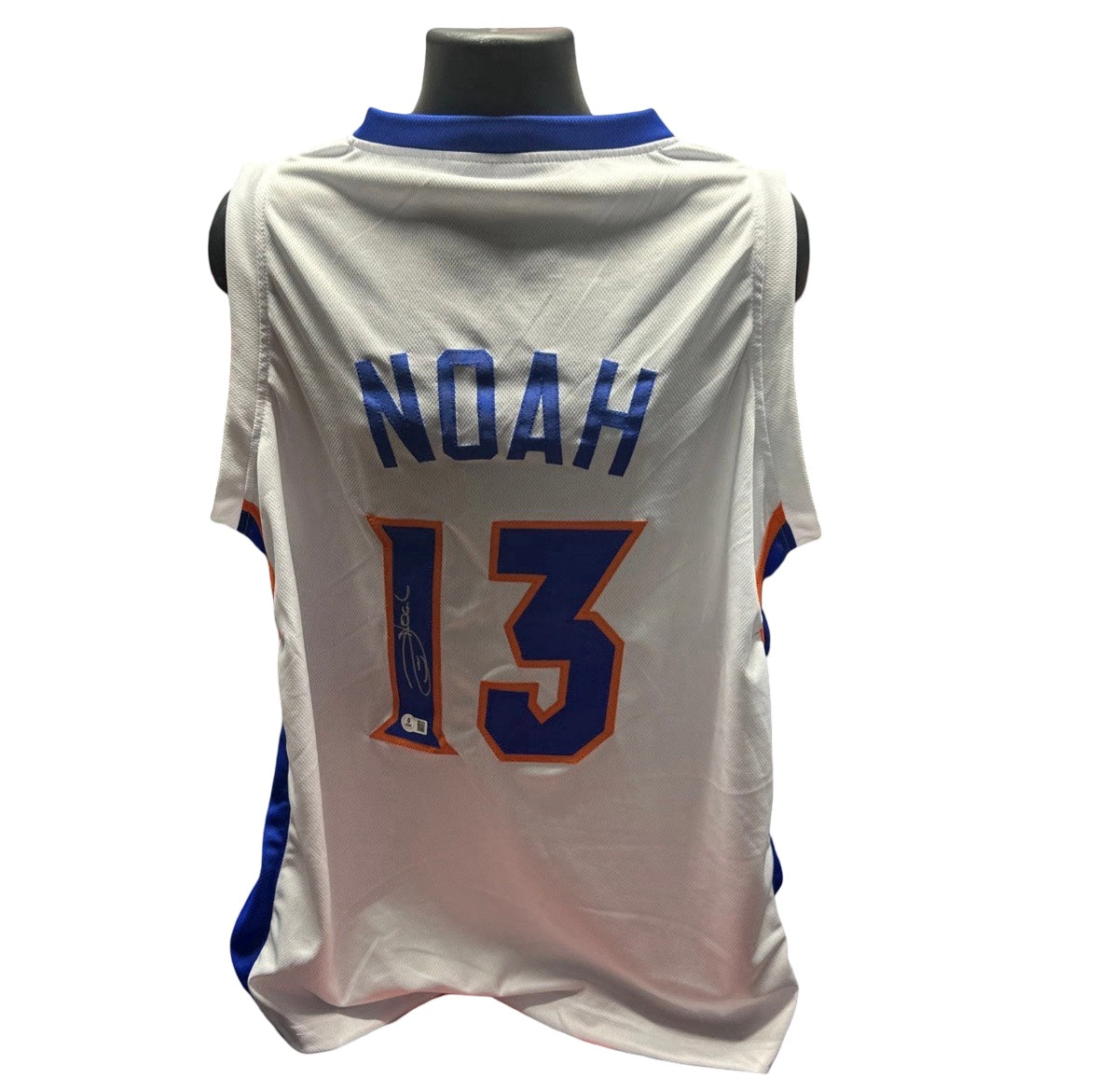 Joakim Noah Autographed Florida Gators White Jersey Beckett