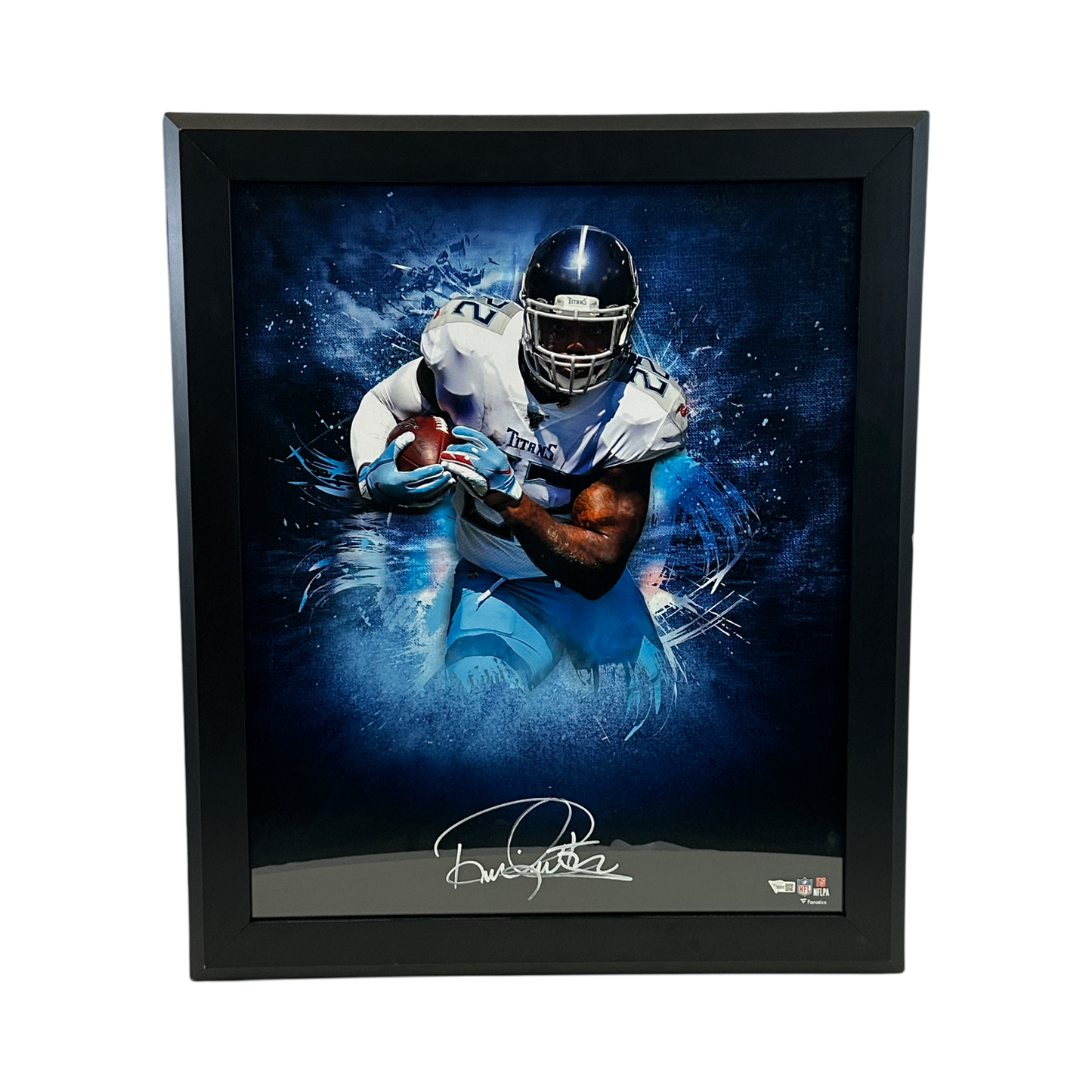 Derrick Henry Autographed Tennessee Titans Edit Framed 16x20 Fanatics