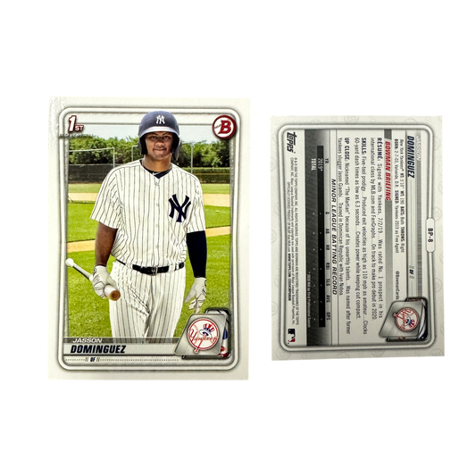 2020 Jason Dominguez New York Yankees Topps 1st Bowman Rookie Card #BP-8