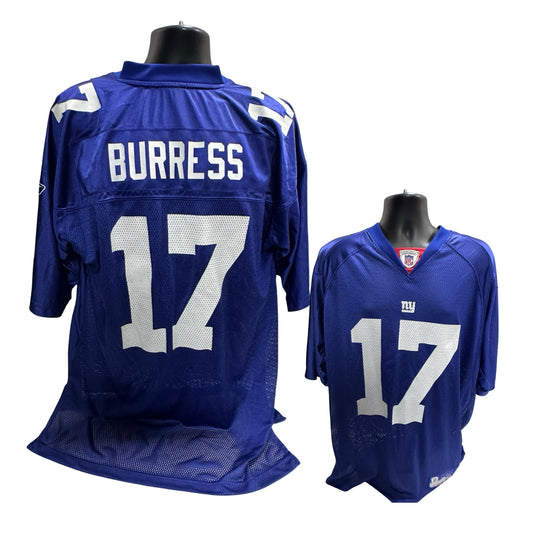 Plaxico Burress Unsigned New York Giants Blue Jersey