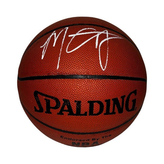 Marcus Camby Autographed Spalding Basketball JSA