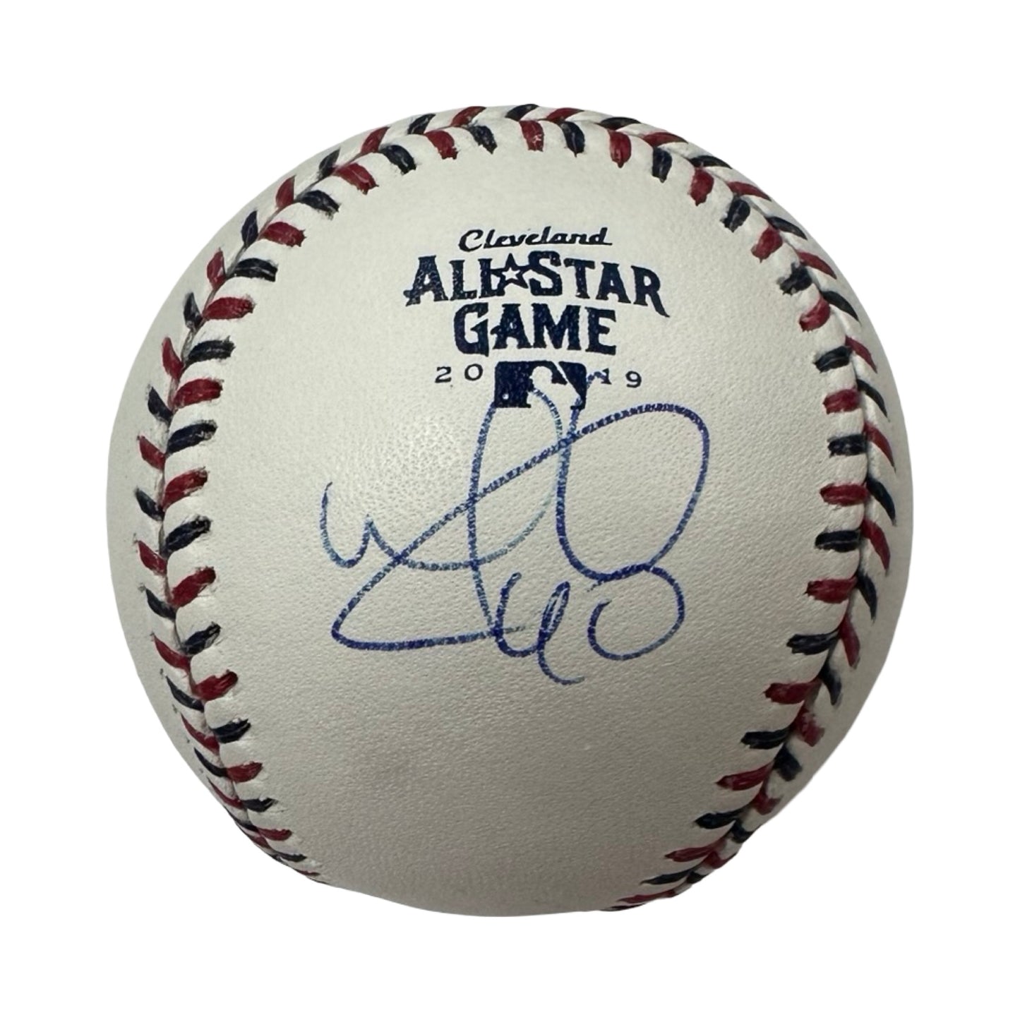 Willson Contreras Autographed Chicago Cubs OMLB ASG 2019 JSA