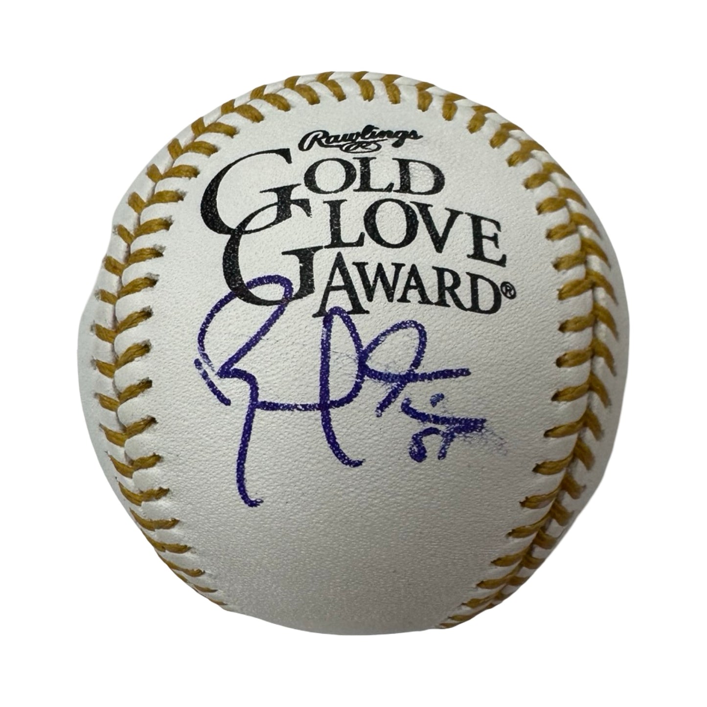 Russell Martin Autographed Los Angeles Dodgers Golf Glove Award OMLB JSA