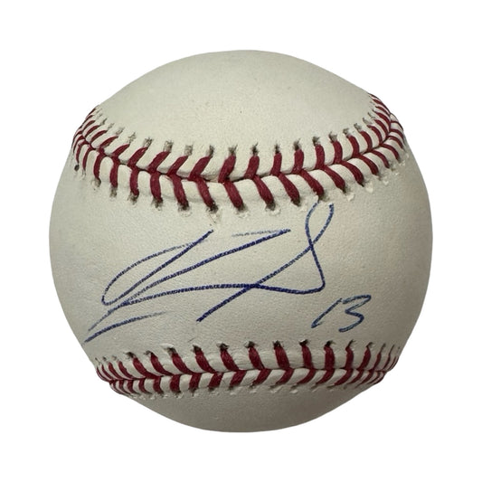 Ronald Acuna Jr Atlanta Braves OMLB JSA
