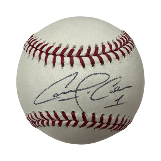 Carlos Correa Autographed Houston Astros OMLB JSA