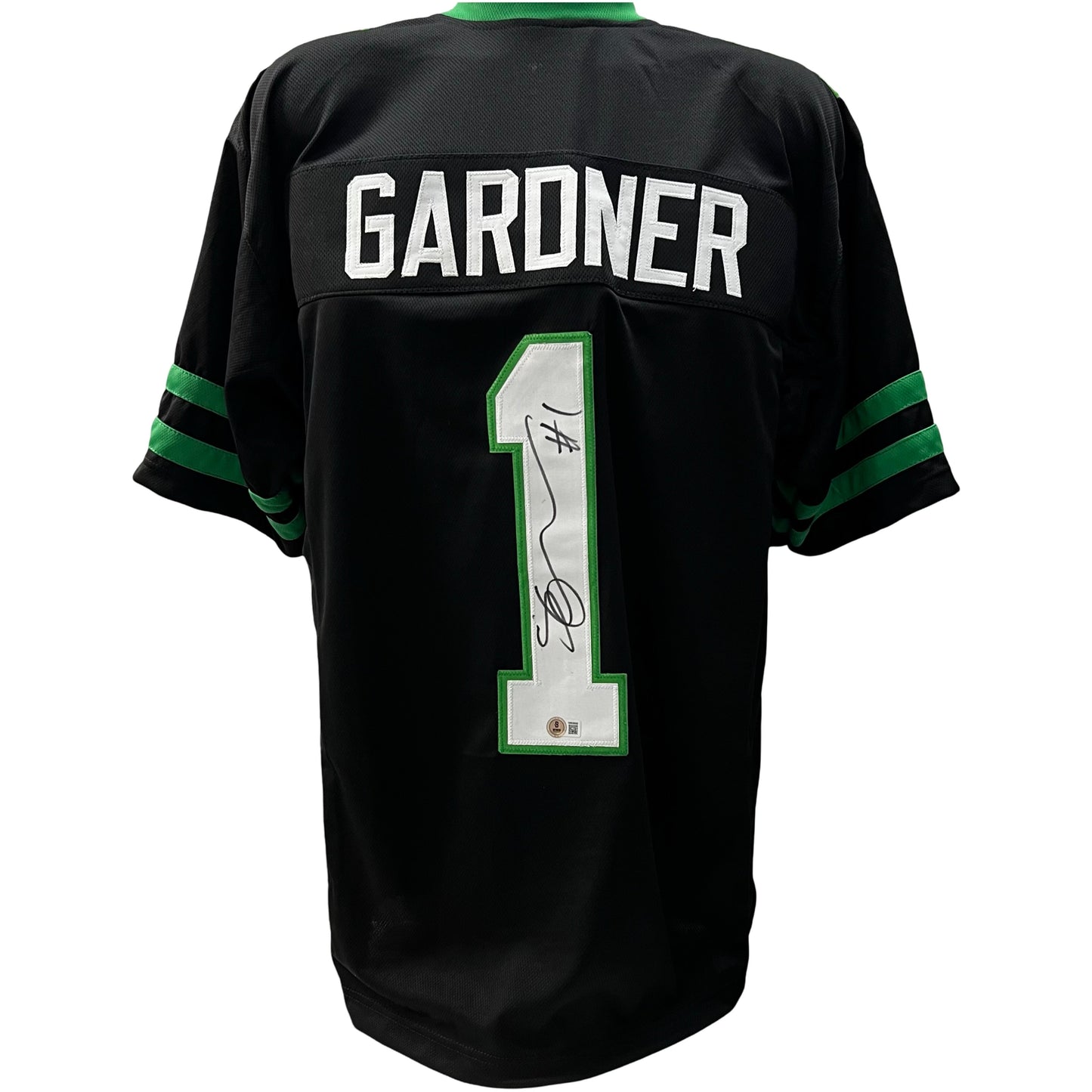 Sauce Gardner Autographed New York Jets Black New Style Jersey Beckett