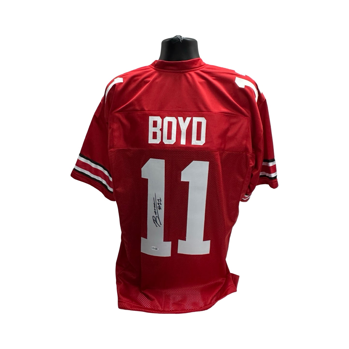 Brock Boyd Ohio State Buckeyes Red Jersey JSA COA
