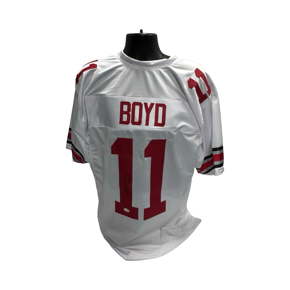 Brock Boyd Ohio State Buckeyes White Jersey JSA COA