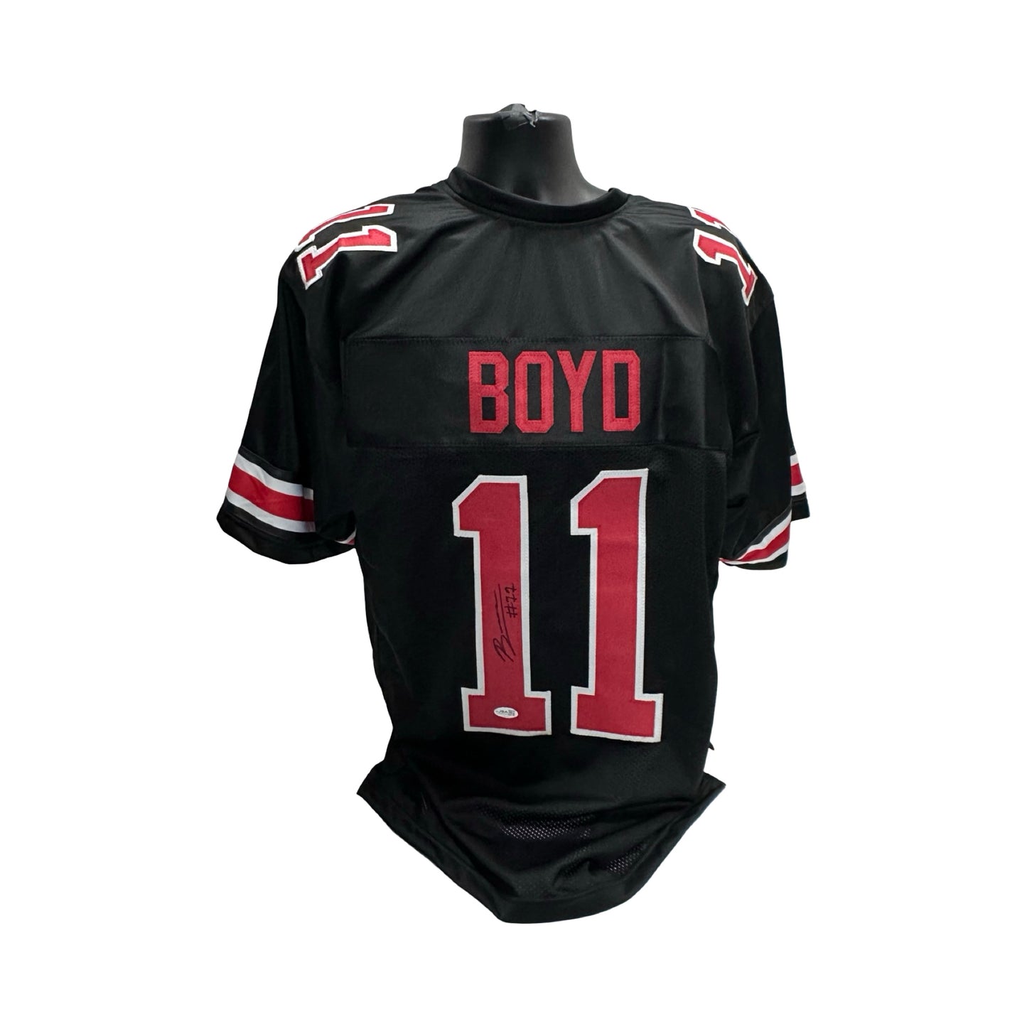 Brock Boyd Ohio State Buckeyes Black Jersey JSA COA