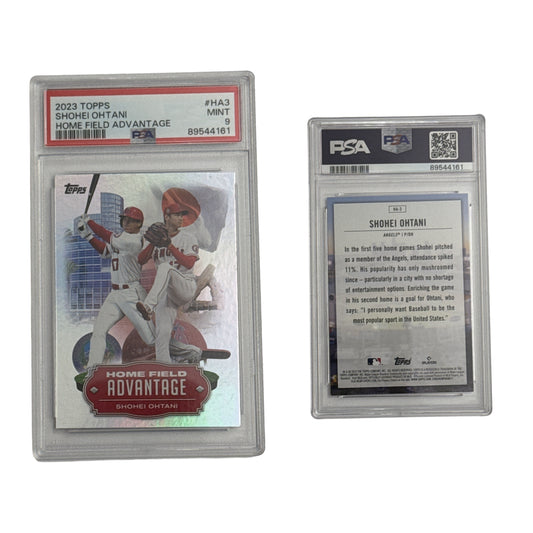 2023 Shohei Ohtani Topps Homefield Advantage #HA3 PSA MINT 9