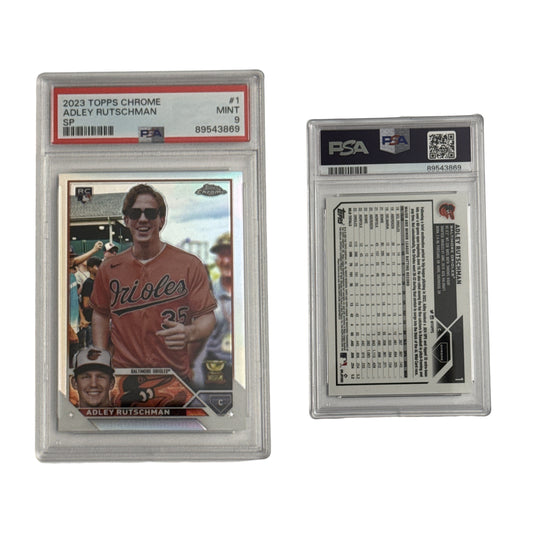2023 Adley Rutchman Topps Chrome SP #1 PSA MINT 9