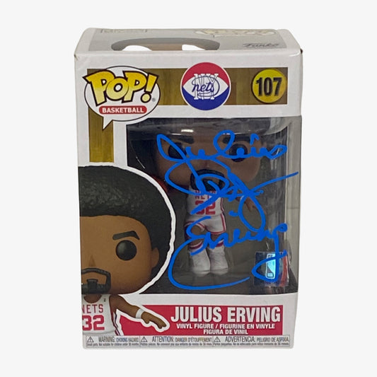 Julius Ervin Autographed Funko Pop JSA