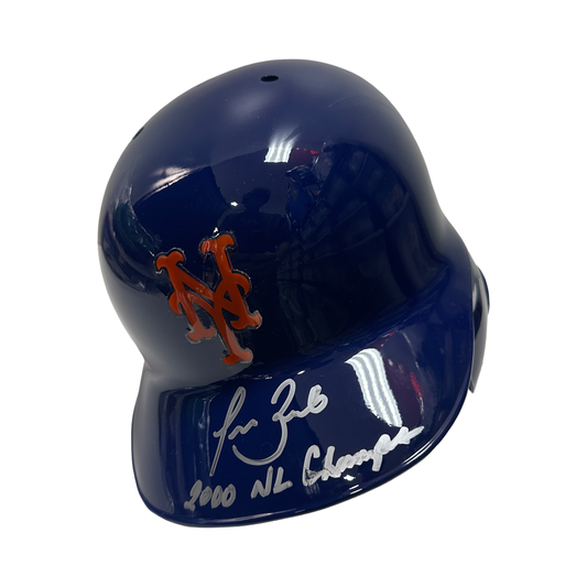 Todd Zeile Autographed New York Mets "2000 NL Champs" Inscribed Full Size helmet Beckett BAS