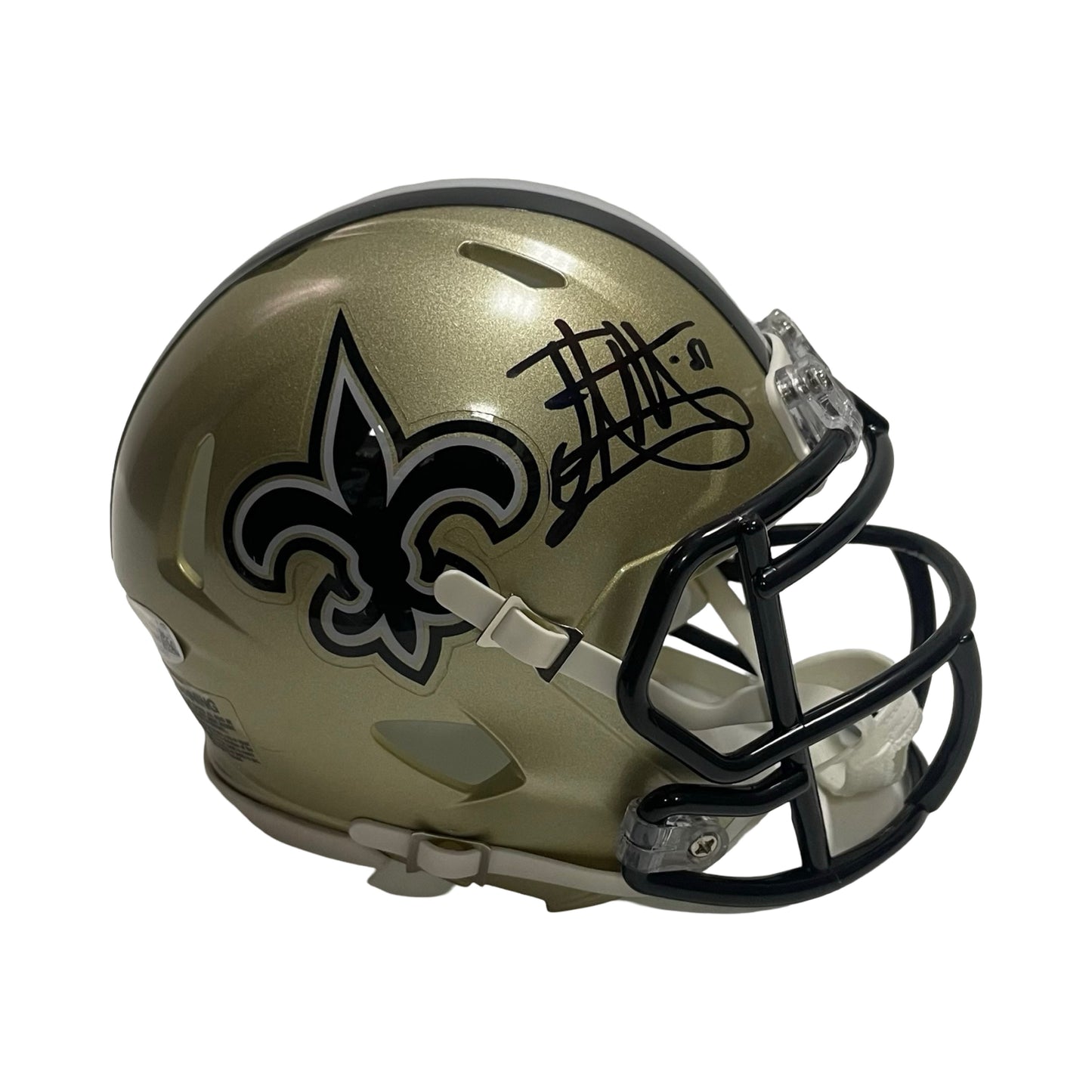 Jonathan Vilma Autographed New Orleans Saints Mini Helmet JSA