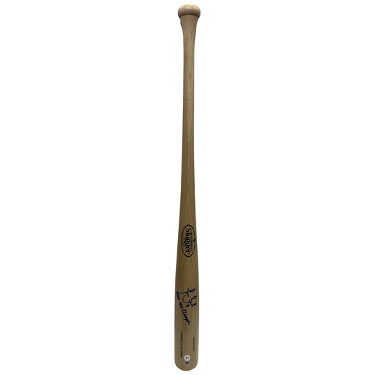 Todd Zeile Autographed New York Mets "2000 NL Champs" Inscribed Tan Louisville Slugger Bat Beckett BAS