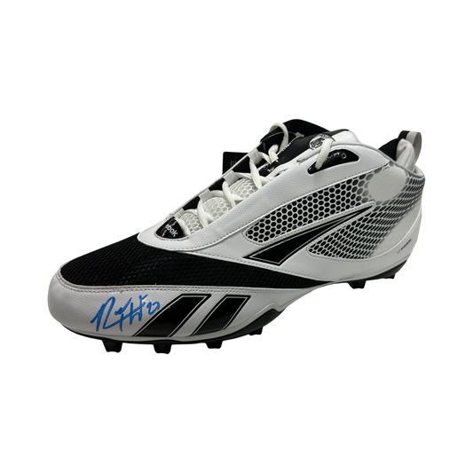 Rodney Hampton Autographed New York Giants Navy Black Left Reebok Cleat Beckett BAS