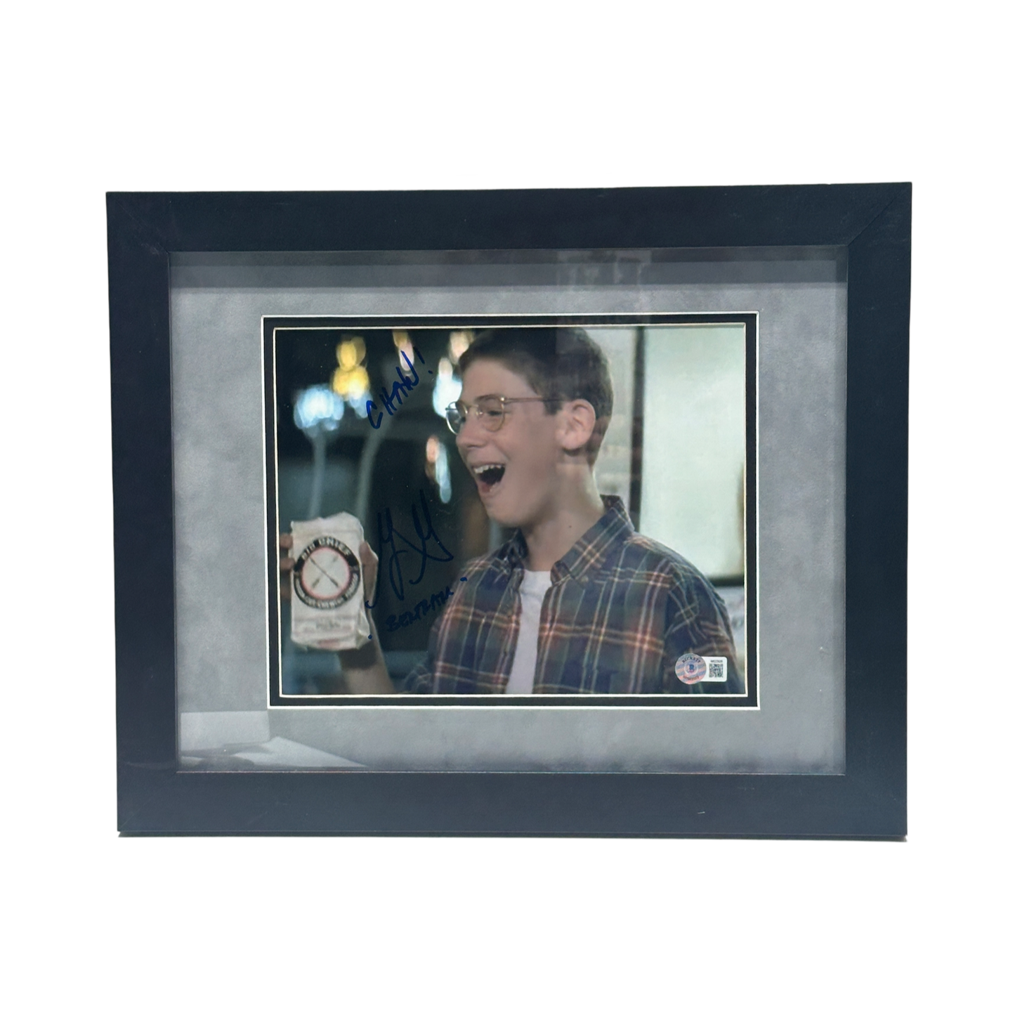 Grant Gelt Autographed The Sandlot 8x10 Beckett - Framed