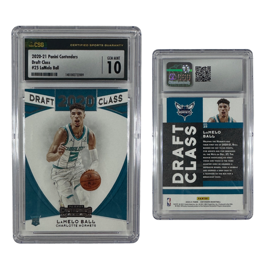 2020-21 LaMelo Ball Panini Contenders Draft Class #25 CSG 10 GEM MINT