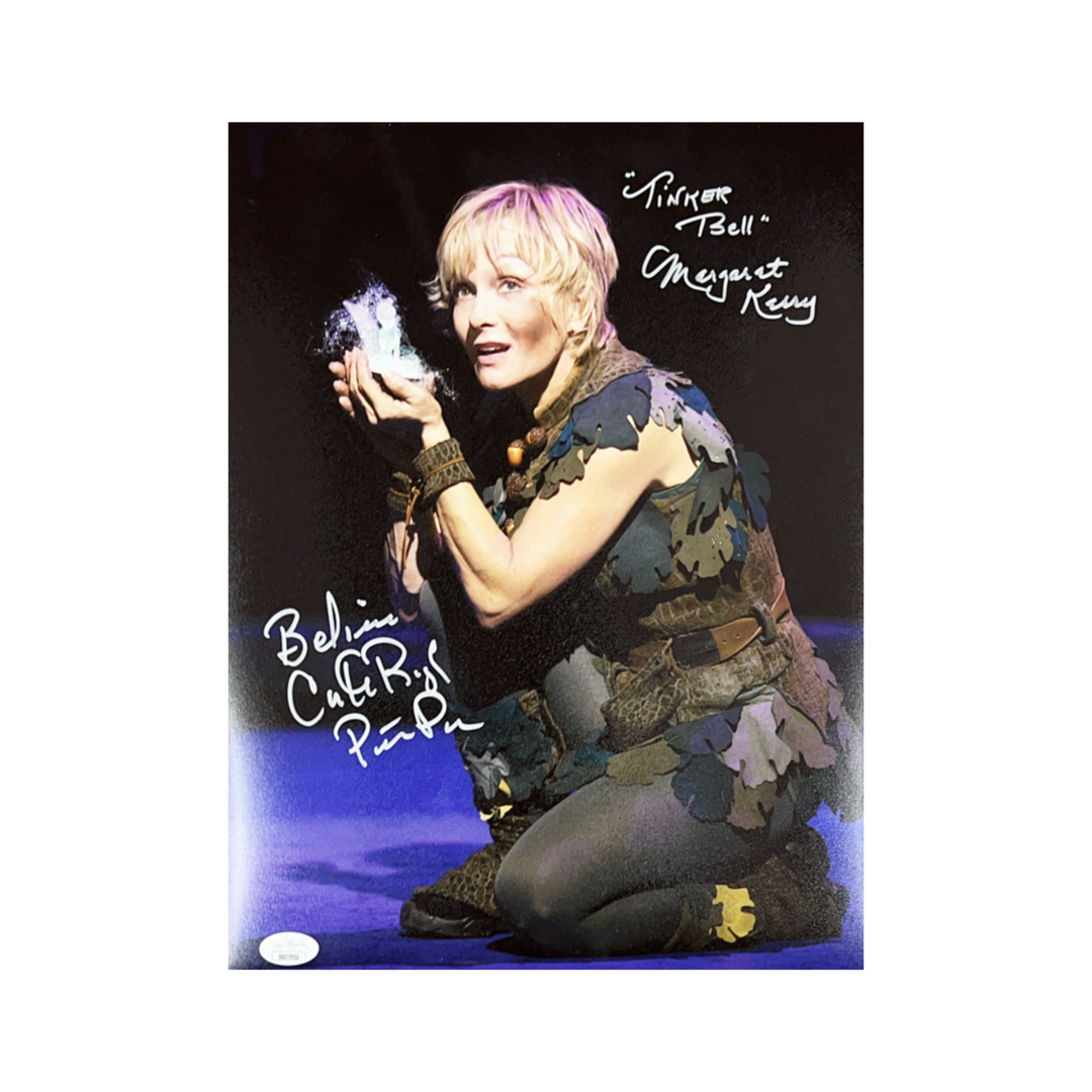 Cathy Rigby & Margaret Kerry Autographed Peter Pan 11x14 "Peter Pan & Tinker Bell" Inscriptions JSA